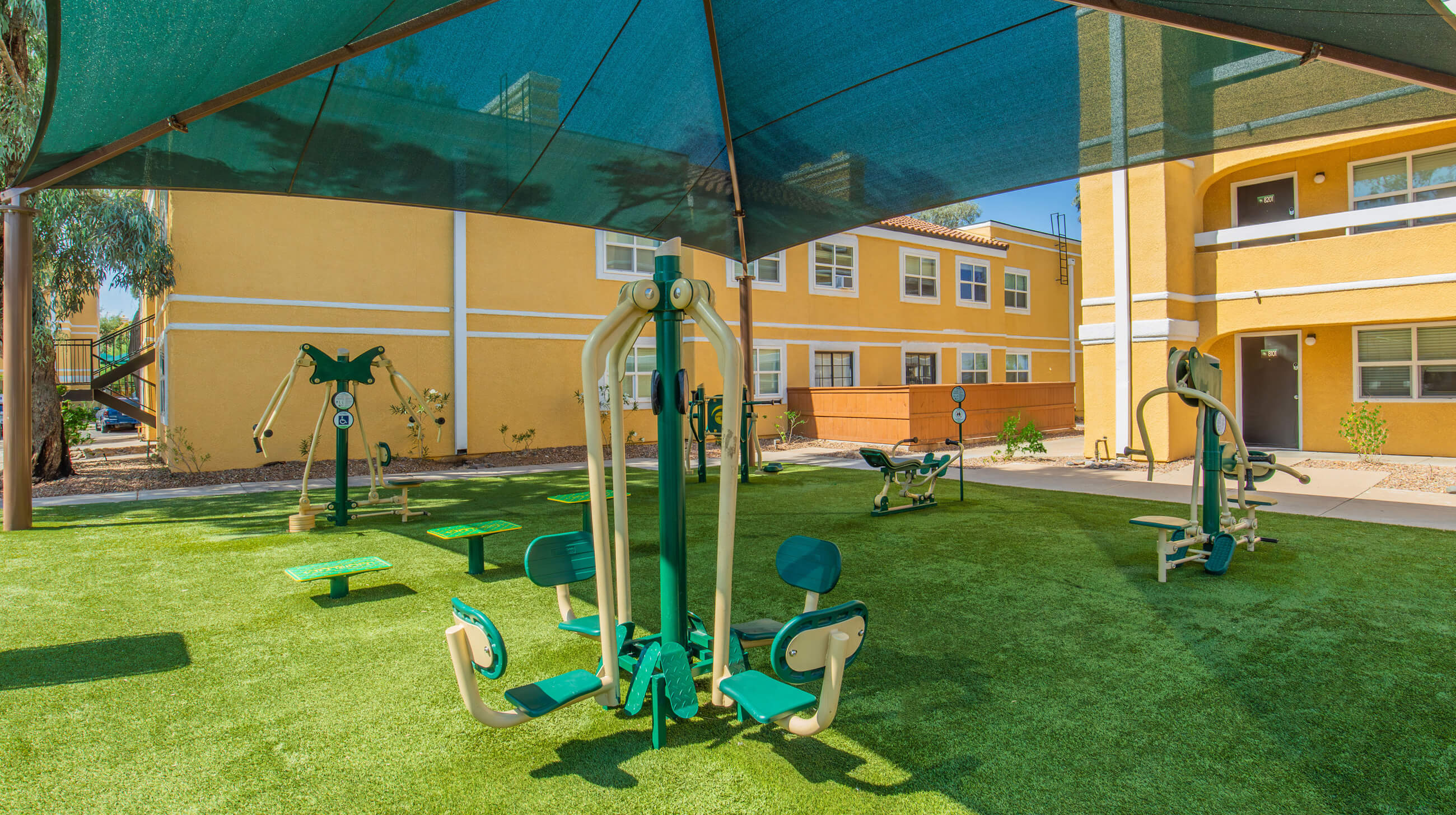 Lofts at Forest Park sign